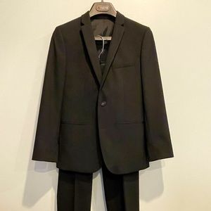Boys Suit, 14 Slim, Black